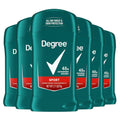 Degree Men Original Protection Antiperspirant Deodorant Sport Pack of 6 48-Hour Sweat and Odor Protection Antiperspirant for Men 2.7 Oz
